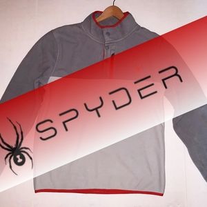 SPYDER Quilted Pullover Fleece Sweater